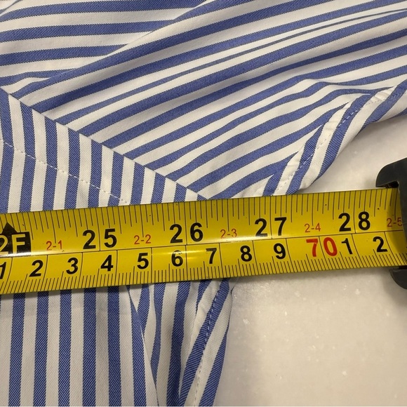 Ralph Lauren Men’s Performance Oxford Button Down Shirt Blue/white Stripe XL - Picture 4 of 11